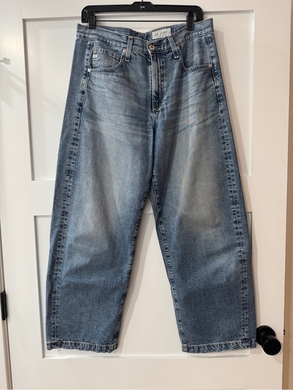AG by Adriano Goldschmeid Hattie High Rose Barrel in Bari size 28 - Picture 6 of 8